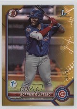 2022 Bowman 1st Edition Gold Foil 38/50 Ronnier Quintero #BPPF-124 0q1p
