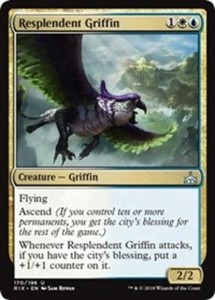 Resplendent Griffin x4 - Rivals of Ixalan - NM-Mint, English - Rivals of Ixalan