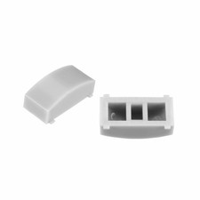 50x 12.4x4.5mm Tactile Switch Pushbutton Cover Cap for 8x8 Latching Grey-