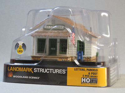 WOODLAND SCENICS HO SCALE LETTERS PARCELS & POST OFFICE BUILT & READY WDS5063