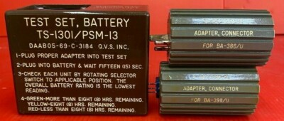 米軍　実物　TEST SET BATTERY TS−1301 /PSM−13 Vintage Military Battery Test Set Tester TS-1301/PSM-13 | eBay