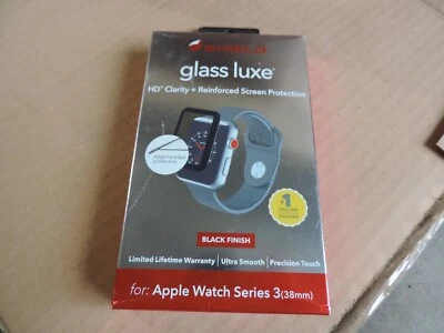 Zagg Glass Luxe Invisible Shield screen protector 4 Apple Series 3 watches (38mm