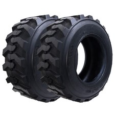 Set 2 12-16.5 Skid Steer Loader Tires 12PR 12x16.5 SKS Heavy Duty Tubeless Tyres