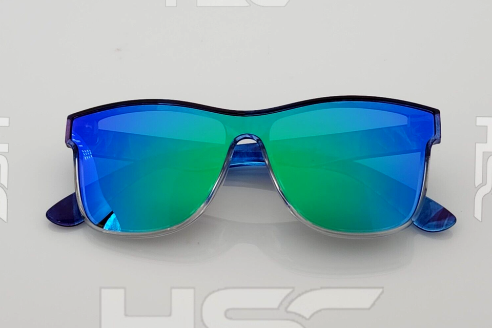 Blue Ice KD Sunglasses | Blue Mirror Lenses | Motorcycle, Moped