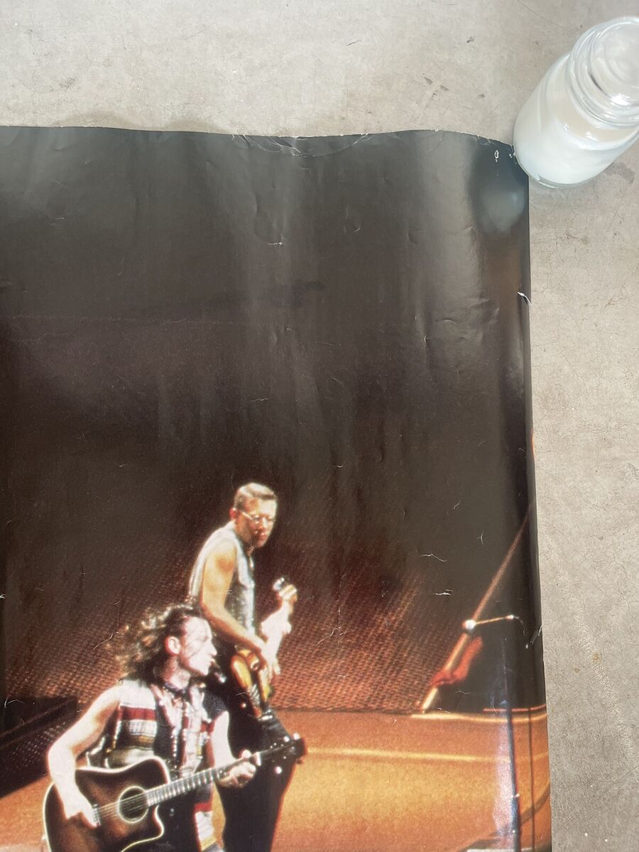 年末のプロモーション大特価! rare Vintage Poster 24x36 Tour Tree Joshua The U2 1987 その他