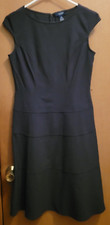 Womens Chaps Ralph Lauren Dark Gray Dress Size 6 Pre-Owned in Very Good Conditio
