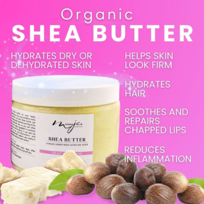 Virgin Unrefined African Shea Butter Premium Quality Organic Natural Skincare