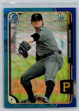 2015 Bowman #BCP63 Buddy Borden Chrome Prospects Blue Wave Refractors