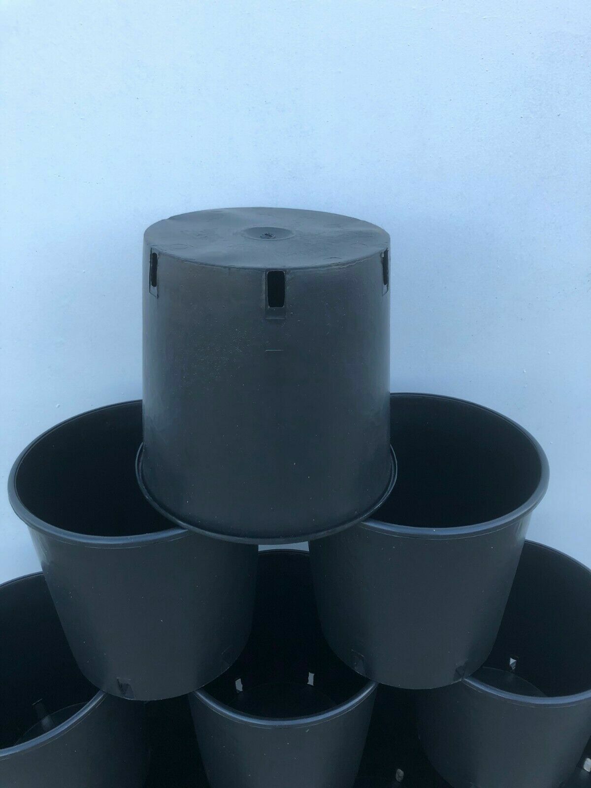 20 X 5L 5 Litre Heavy Duty Durable Plastic Plant Pots eBay