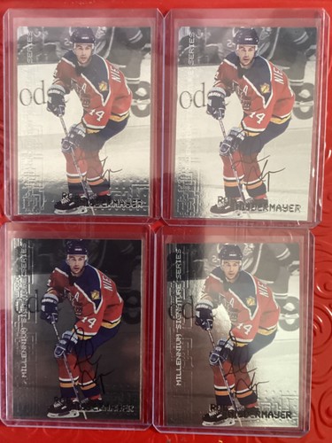 ROB NIEDERMAYER 99-00 Be A Player Millennium Signature Series ON CARD AUTO #93 - Picture 3 of 3