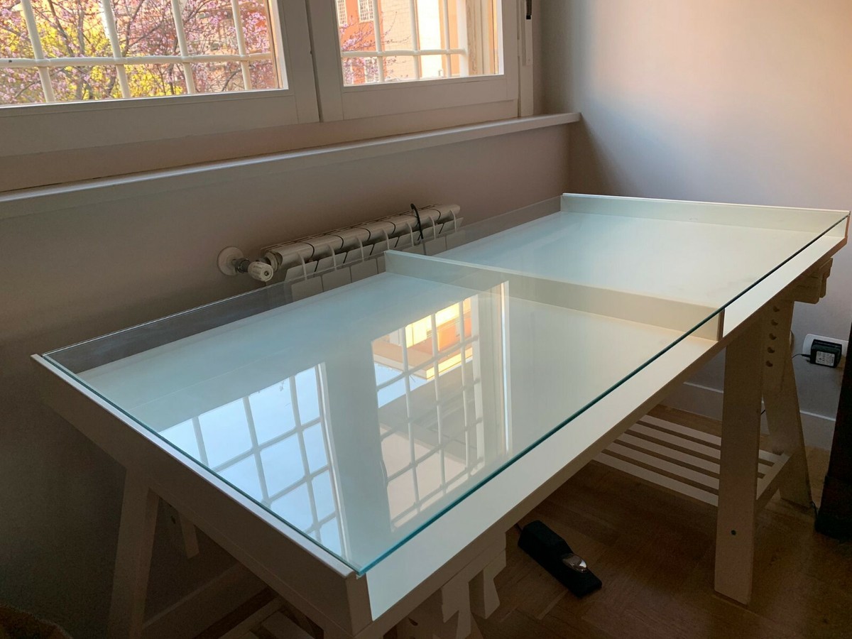 Piano Estraibile Scrivania Piano Vetro Ikea Ikea Scrivania