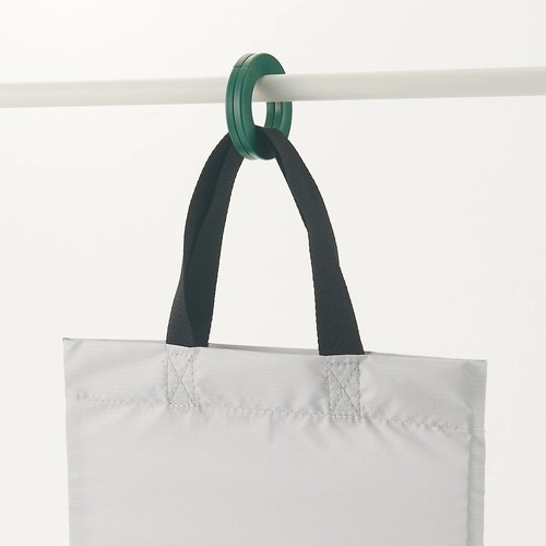 MUJI Travel Forma de Gancho Bolsa Colgante Capacidad 2kg 50 × 90 mm Bolsas Verdes - Imagen 7 de 8