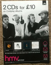 COLDPLAY - 2008 Full page UK magazine ad
