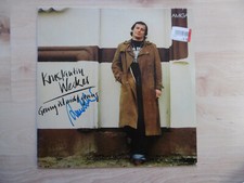 Konstantin Wecker Autogramm signed LP-Cover Genug ist nicht genug - Amiga Vinyl