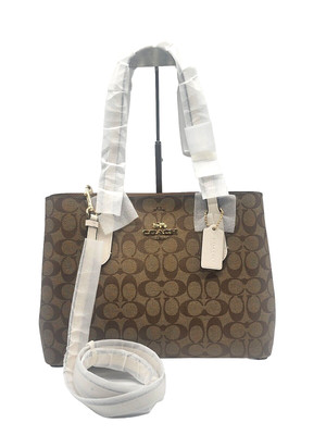 COACH Signature Avenue MEDIUM Carryall F48735 -  IM/KHAKI/CHALK - NWT!!!!