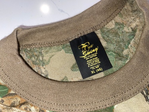 REALTREE CAMO TREE BARK LEAVES SHIRT HUNTING MADE IN THE USA WOMENS XL CHEST 46 - Picture 11 of 18