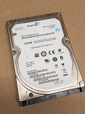 Seagate Laptop Hard Drive SATA ST9500325AS 9HH134-286 500GB Disk 2.5'' Momentus
