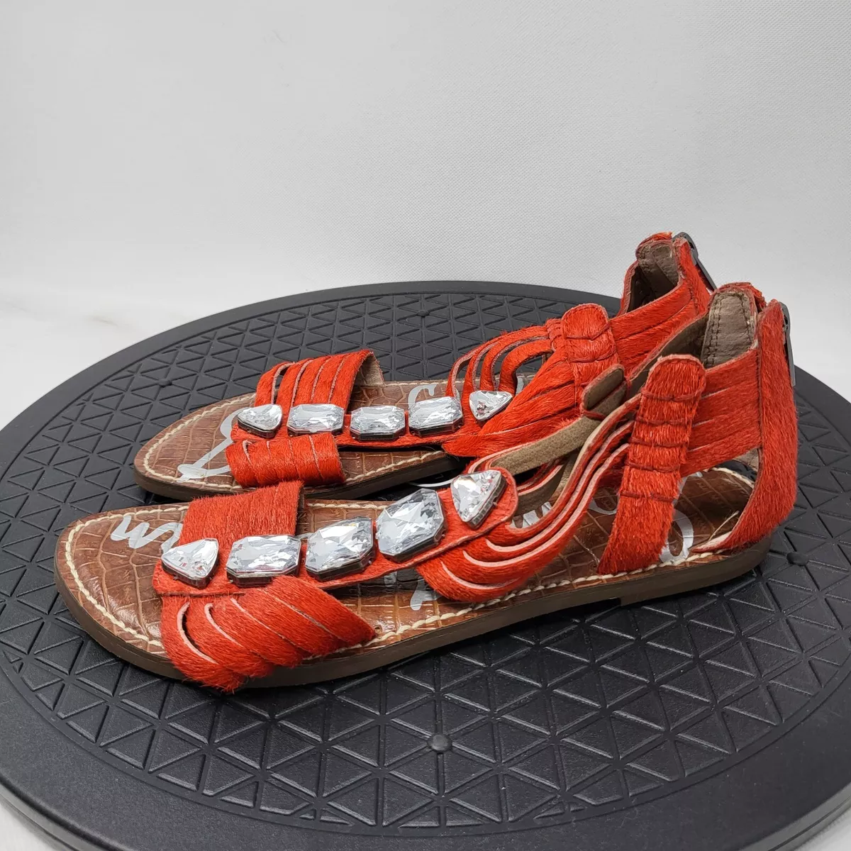 Sam edelman orange sandals sales