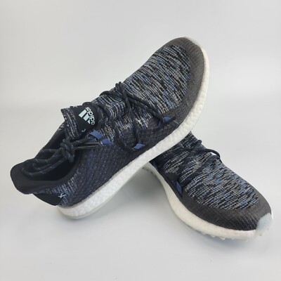 Adidas NIB Womens Size 7 W Crossknit DPR Golf Shoe EF0464 Core Black/Sky Tint