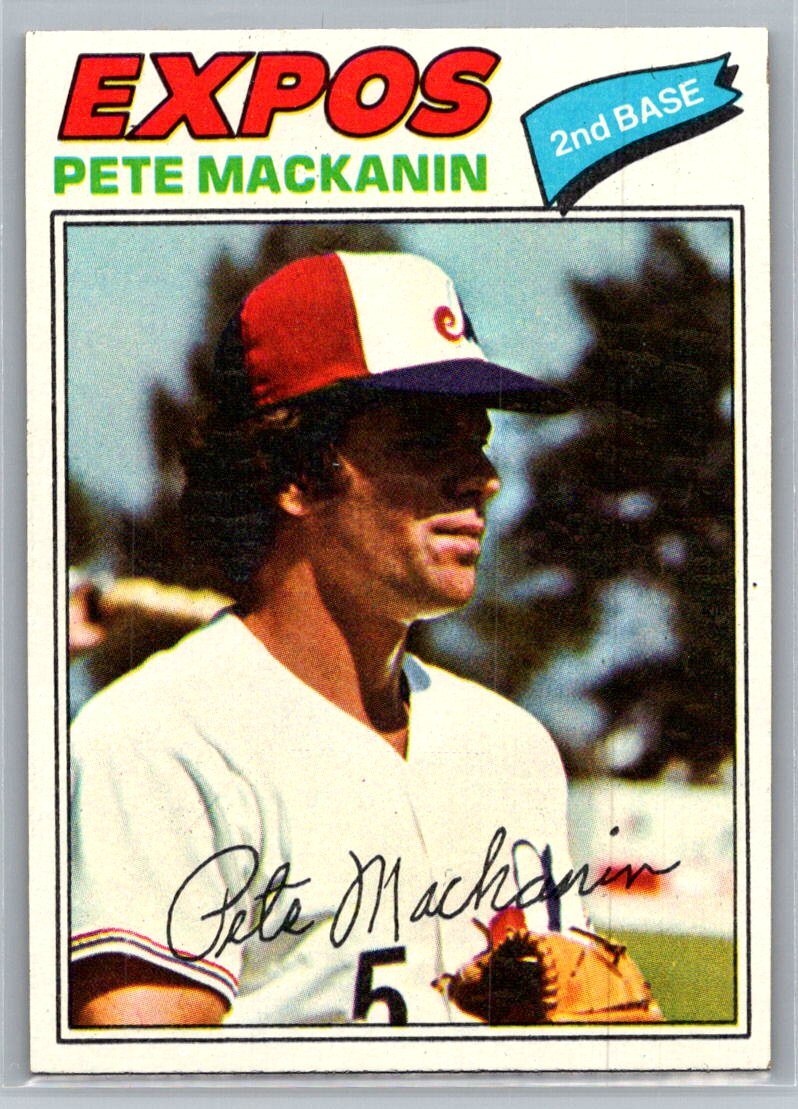 1977 Topps #156 Pete Mackanin Montreal Expos