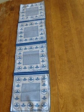 VINTAGE FRANKIE WELCH OBLONG SCARF AFSA AIR FORCE SERGEANTS ASSOCIATION