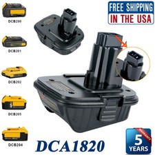 DCA1820 Battery Adapter Converter For DEWALT 18V to 20V Max Lithium Ion Tools US