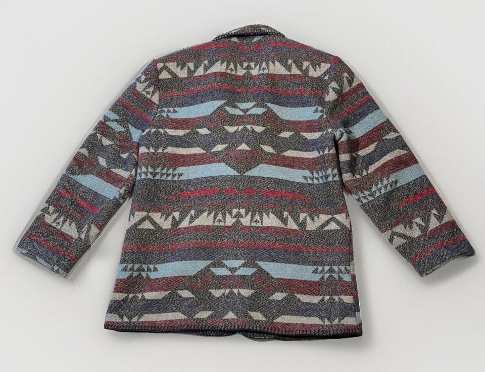 VTG Women Southwest Jacket Aztec Navajo Tapestry Blanket Blazer Tribal MEDIUM - Image 2 of 4