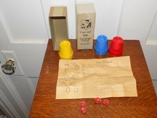 Vintage Magic Trick Cups  Balls in Box
