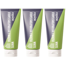 Decorator Caulk White Flexible Painters Fill Gap Filler Sealant Tube 250g