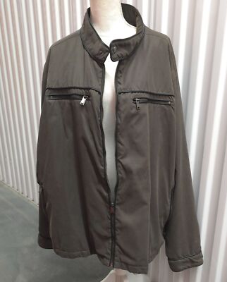 Vintage Boston Harbour Jacket Mens Size 4X Zipper Pockets High Collar Lined