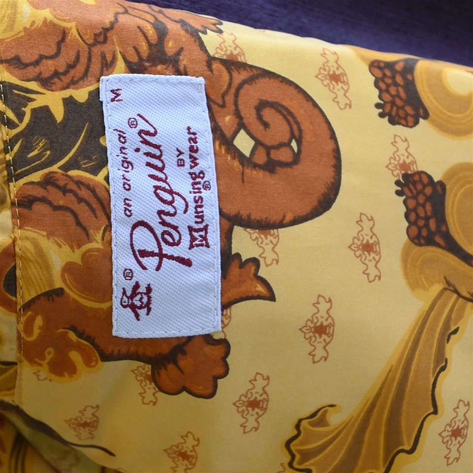 Abrigo Blazer Traje Chaqueta Penguin Munsingwear Mediano M Marrón Terciopelo Rayas Deportivo Foto 4 de 4