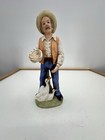 New ListingVintage Homco Man feeding Ducks Ceramic Figurine 1426 ~Evc