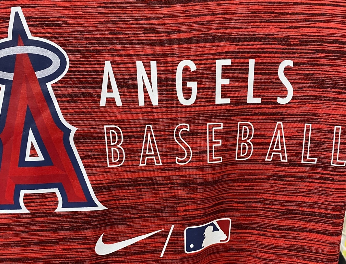Nike Los Angeles LA Angels MLB Baseball Team Practice Training