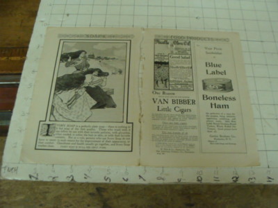 1800's orig. full sheet double sided w ads: IVORY SOAP full page; E R DURKEE; WO