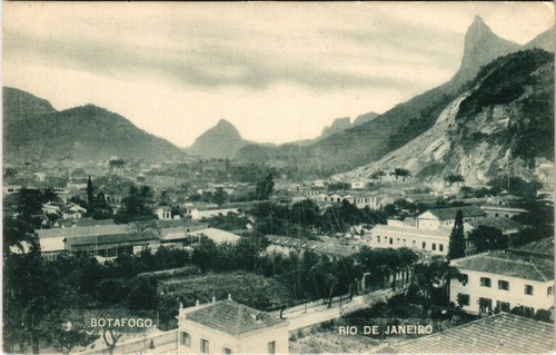 Carte Postale Ancienne Brésil Botafogo Rio De Janeiro - Années 1900 - Noir Et Blanc