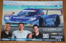 2014 Spirit of Daytona Racing Chevy Corvette DP Rolex 24 IMSA TUSC Hero Card