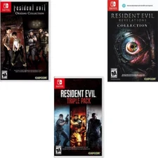 Resident Evil Triple Pack/Origins/Revelations Collection Switch Special Bundle