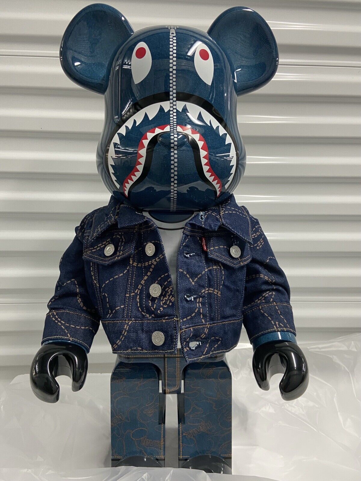 Bape x Levi's 1000% Be@rbrick Bearbrick | eBay