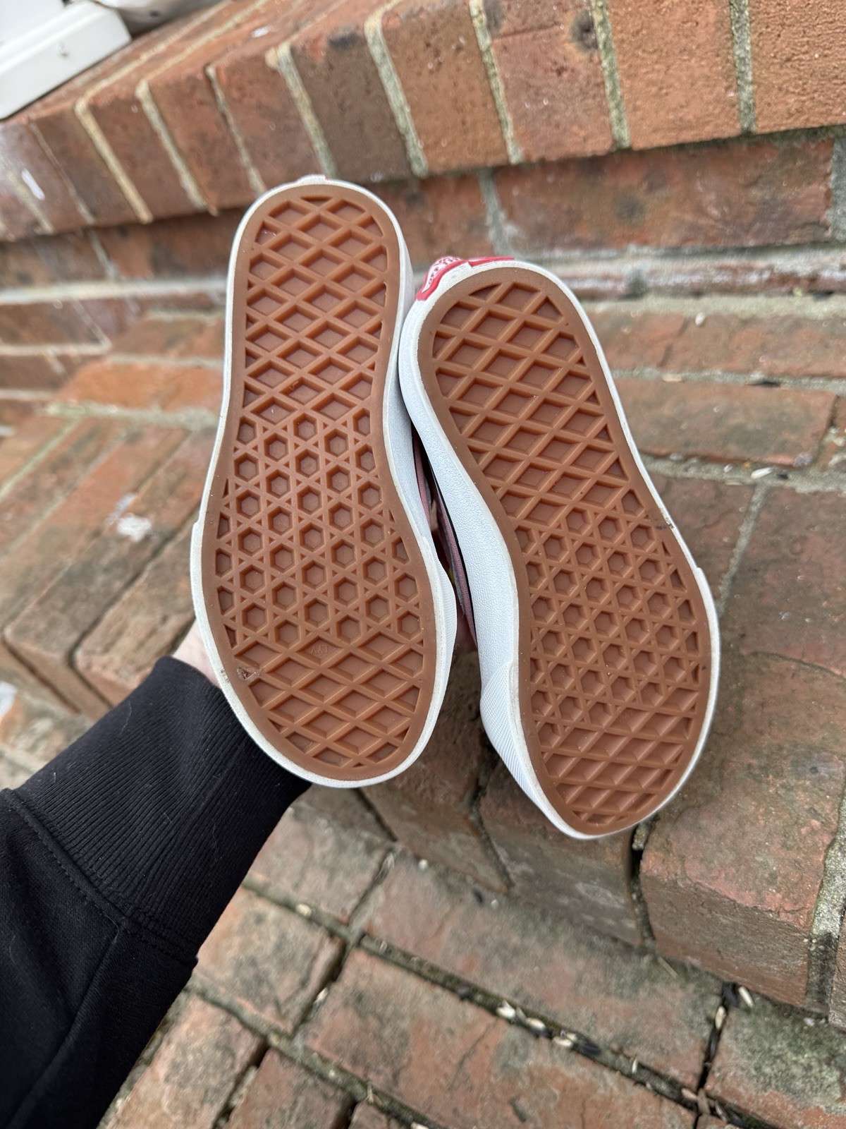 Vans Toddler Sk8-Hi Pink Zip Sneaker Shoes Size 10.5C kids toddler girls Rainbow thumbnail 6