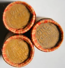 1909 VDB On One End ~ Wheat Penny Lincoln Cent Roll ~ Estate Coins
