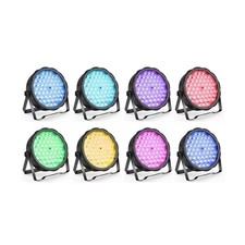 BETOPPER LED Par Lights 54 x 1.5W, RGB Stage Lights DMX DJ Lighting Sound Act...