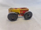 1940s Marx Tin Litho Wind Up Racer #4 Race Car for Parts, Non Working. See Pic's