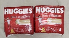 44 Count Huggies Size 4 Diapers, Little Snugglers Baby Diapers, Size 4 22-37