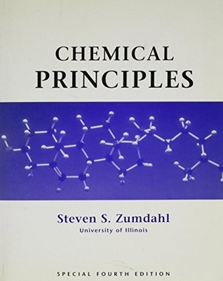 CHEMICAL PRINCIPLES, 4TH EDITION By Zumdahl *Excellent Condition*