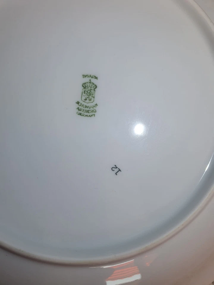 Arzberg Schumann Porzellan 6 Fischteller + Platte - Bild 4 von 4