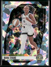2024 Panini Prizm WNBA #72 Dana Evans Ice Prizms