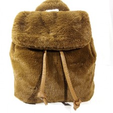 Women's Brown Faux Fur Mini Backpack – Appears Rampage – NWOT