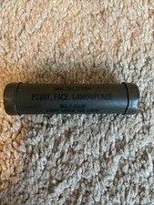 Military Issued Camouflage Face Paint, Light Green And Loam