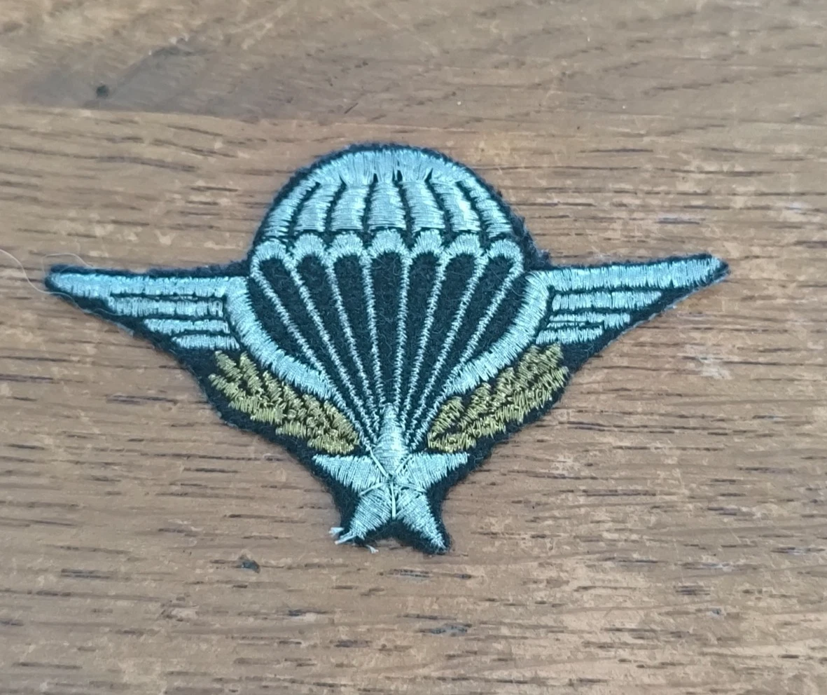 Patch Brodé Allemand - Insigne Armée Parachutiste Bundeswehr - Cannetille