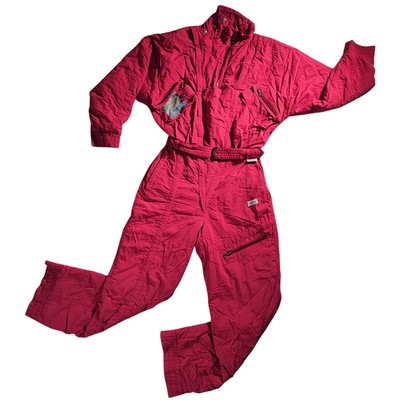 PROLINE SNOW FREAK Skianzug rot Skifahren Herren Schneeanzug Festival Vintage Gr. 40